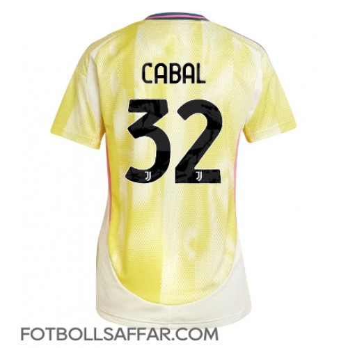 Juventus Juan Cabal #32 Bortatröja Dam 2024-25 Kortärmad